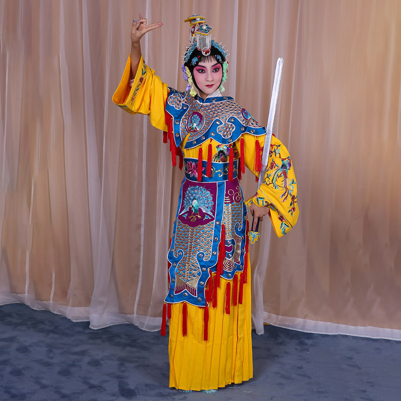 正镶白旗霸王别姬虞姬服 软绉别姬服